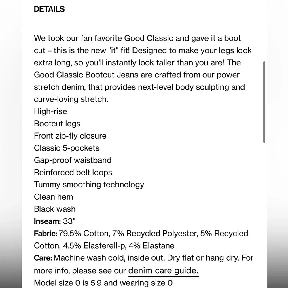 Good American Good Classic Bootcut High Waist Denim - Picture 6 of 11